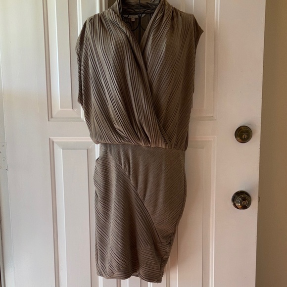 RACHEL Rachel Roy Dresses & Skirts - RACHEL Rachel Roy Mushroom Asymmetrical Pleated Dress XS
